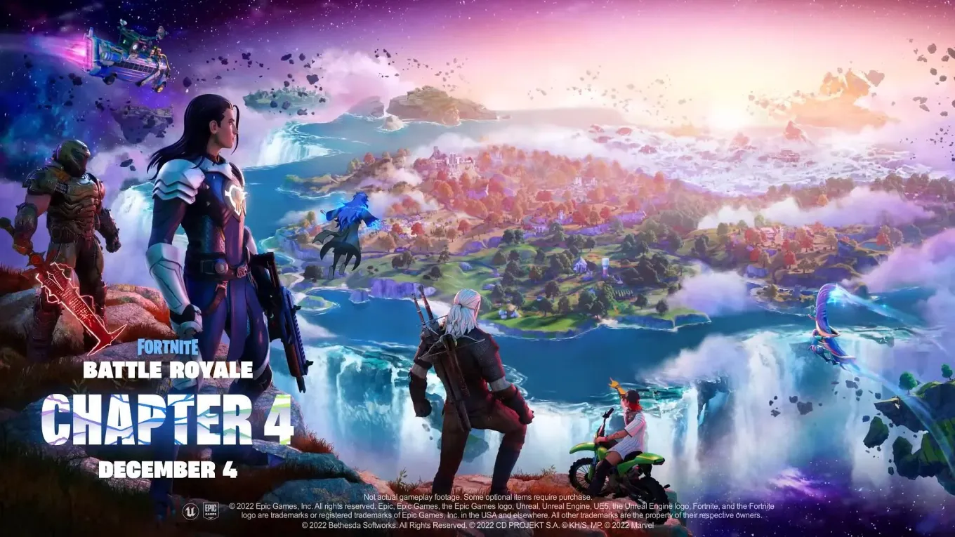 Обновление 23.00 добавило в Fortnite первый сезон четвертой главы