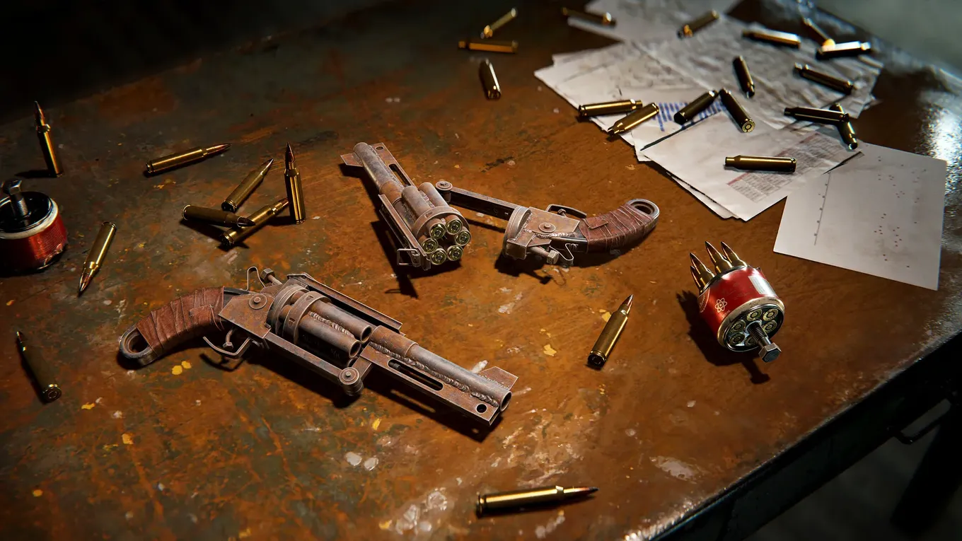 Новый револьвер High Calibre, добавленный в Rust