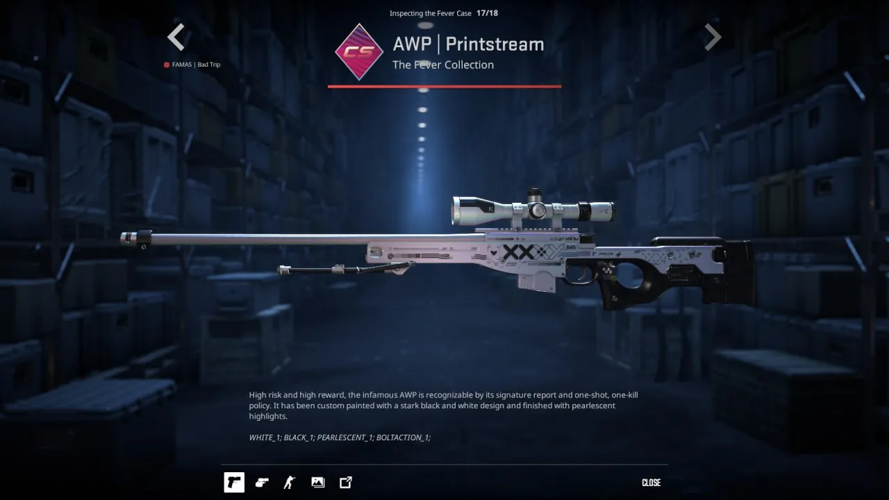 AWP | Printstream из The Fever Collection (Fever Case)