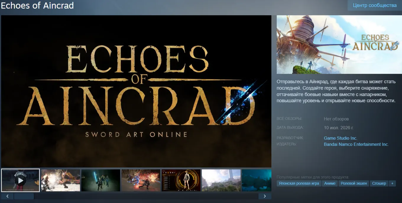 Echoes of Aincrad