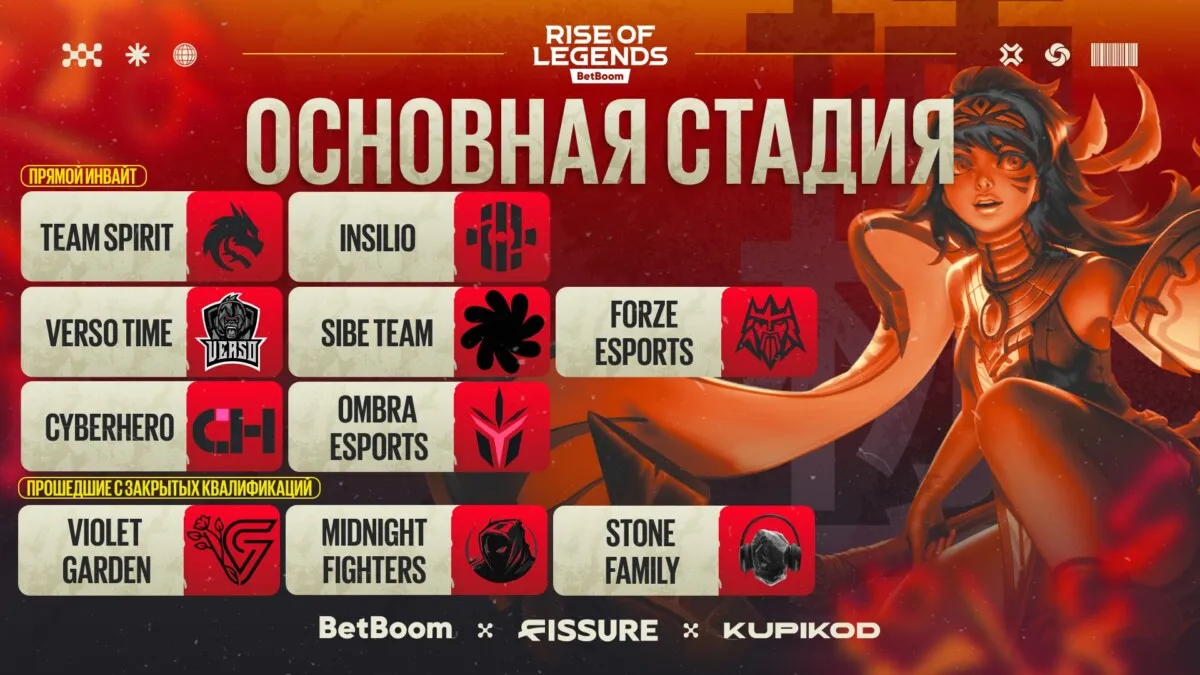 BetBoom Rise of Legends