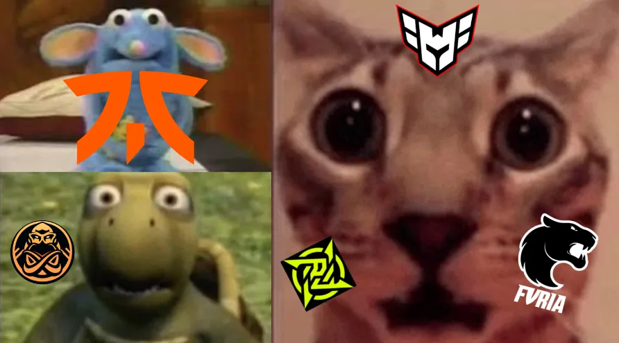 Мемные реакции от ENCE, fnatic, Heroic, Furia и NiP