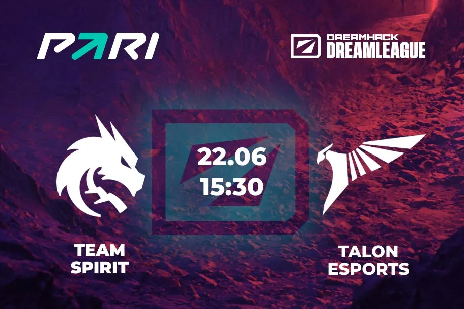 PARI: Team Spirit выбьет Talon из DreamLeague Season 20