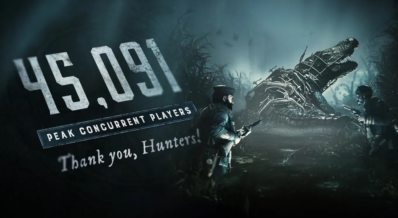 Новый пиковый онлайн Hunt: Showdown