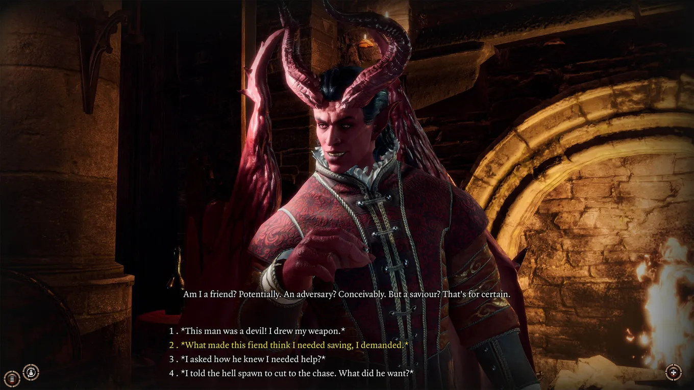 Диалог в Baldur's Gate 3