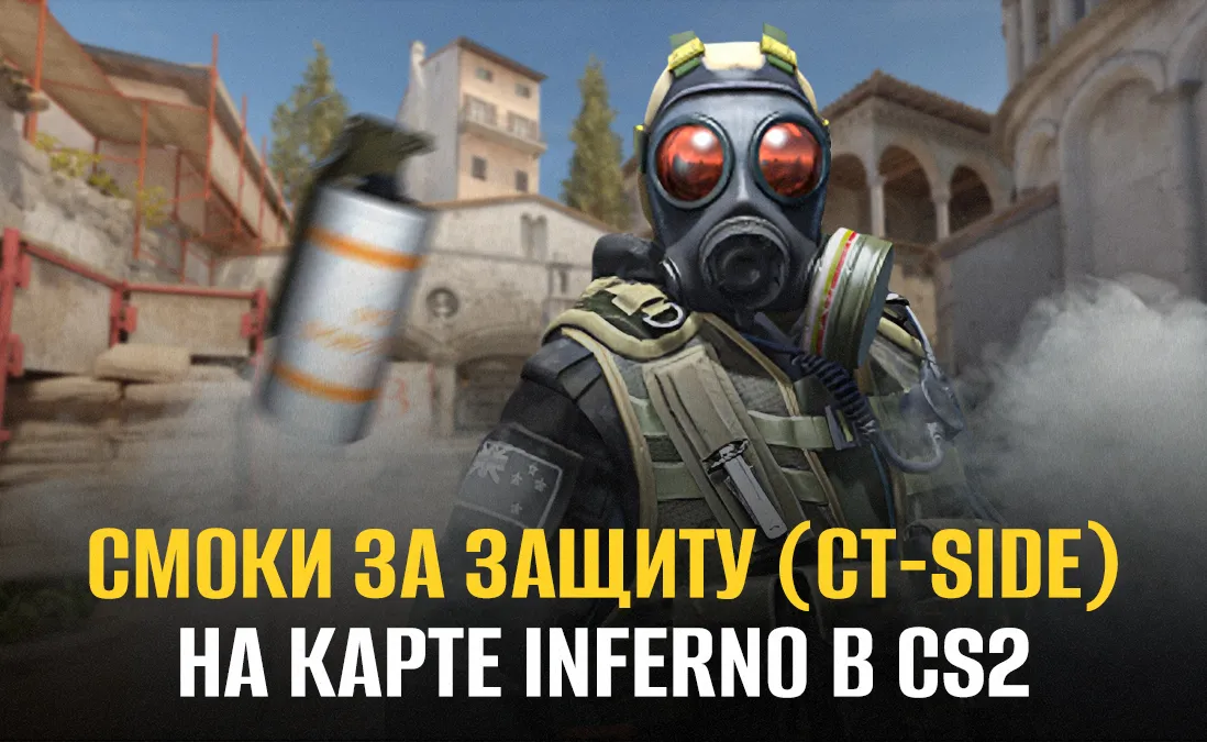Смоки за защиту (CT-side) на карте Inferno в CS2