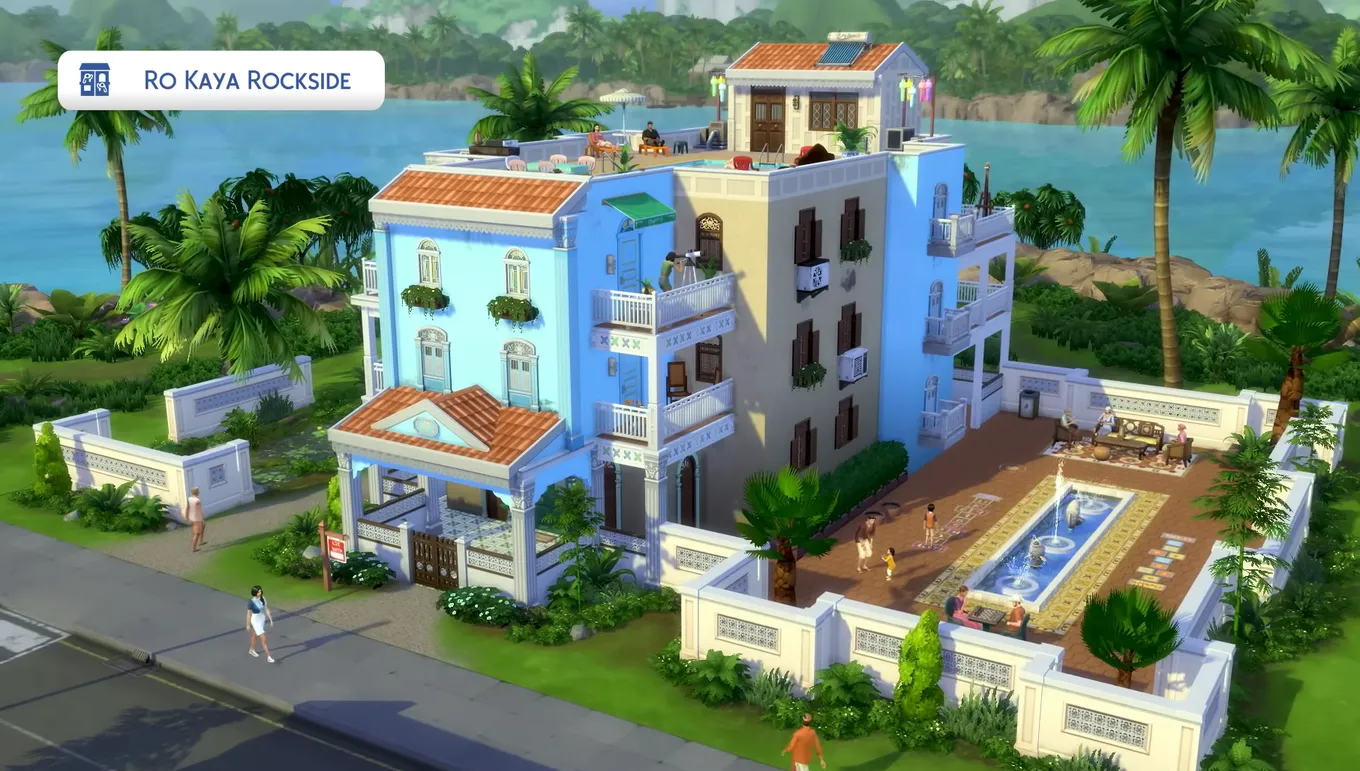 Участок из трейлера «The Sims 4 Сдаётся!»