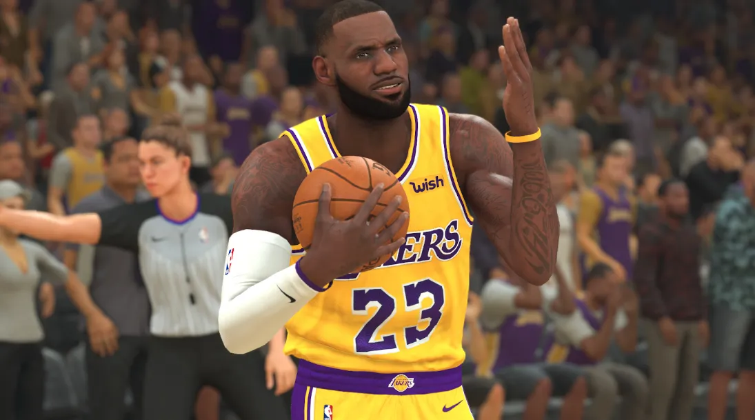 Леброн Джеймс в NBA2K