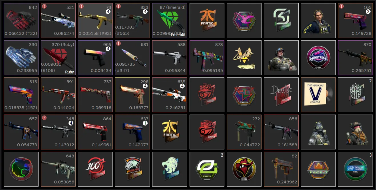 Инвентарь ZywOo
