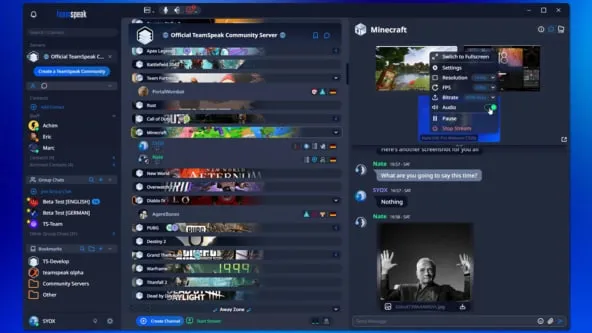 Обновлённый TeamSpeak