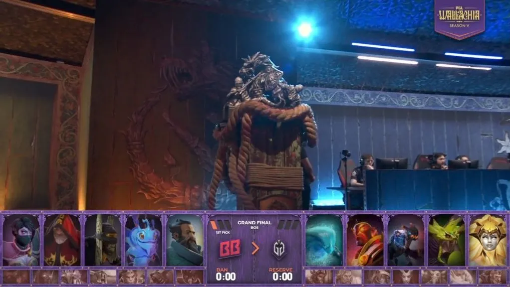 Пики второй карты Gaimin Gladiators – BetBoom Team