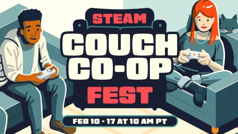 Фестиваль локальных кооперативов в Steam проходит с 10 по 17 февраля 2025 года