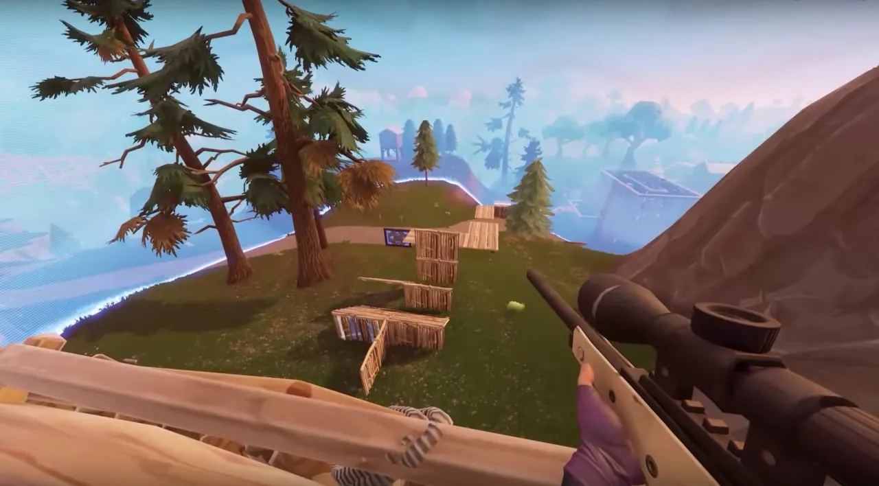 Вид от 1-го лица в Fortnite