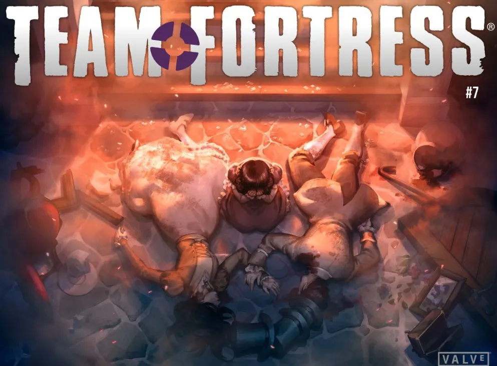 Обложка комикса Team Fortress 2