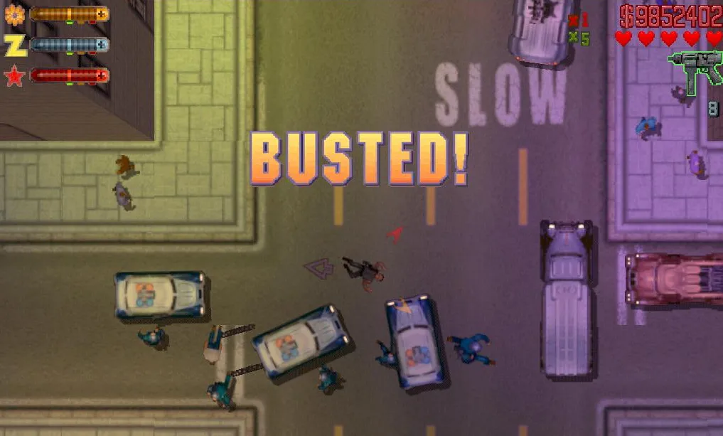 GTA 1 и GTA 2 были с видом сверху, но механики первых частей стали «отправной точкой» и изменили игровую индустрию