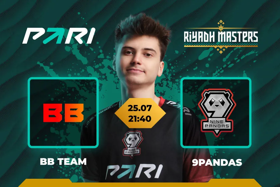 Клиенты PARI не верят в 9 Pandas в матче с BB Team на Riyadh Masters 2023