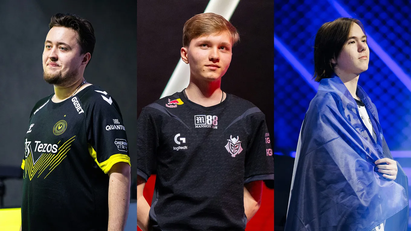 Матьё ZywOo Эрбо, Илья m0NESY Осипов, Данил donk Крышковец