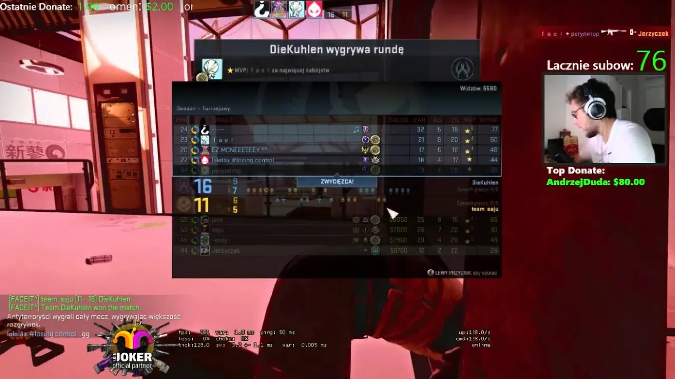 Ежи Янович играет в CS:GO