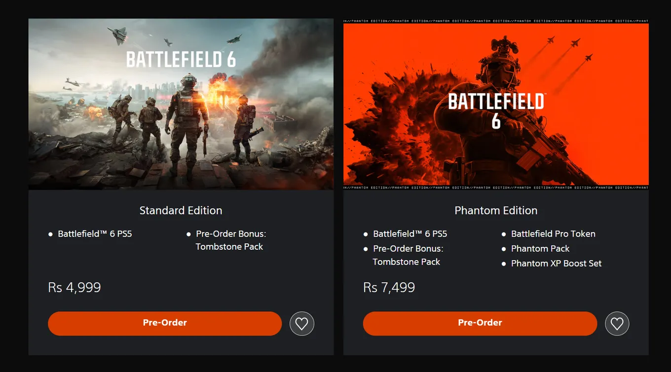 Стандартная версия в индийском PS Store обойдётся примерно в 4999 рупий (около 4570 рублей по текущему курсу ЦБ на 10 октября 2025 года)