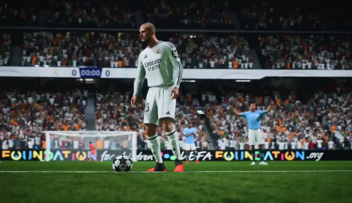 Дэвид Бекхэм в режиме «Карьеры» в EA FC 25