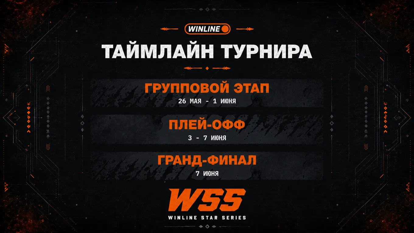 Winline Star Series по Dota 2 пройдёт с 26 мая по 7 июня 2026 года