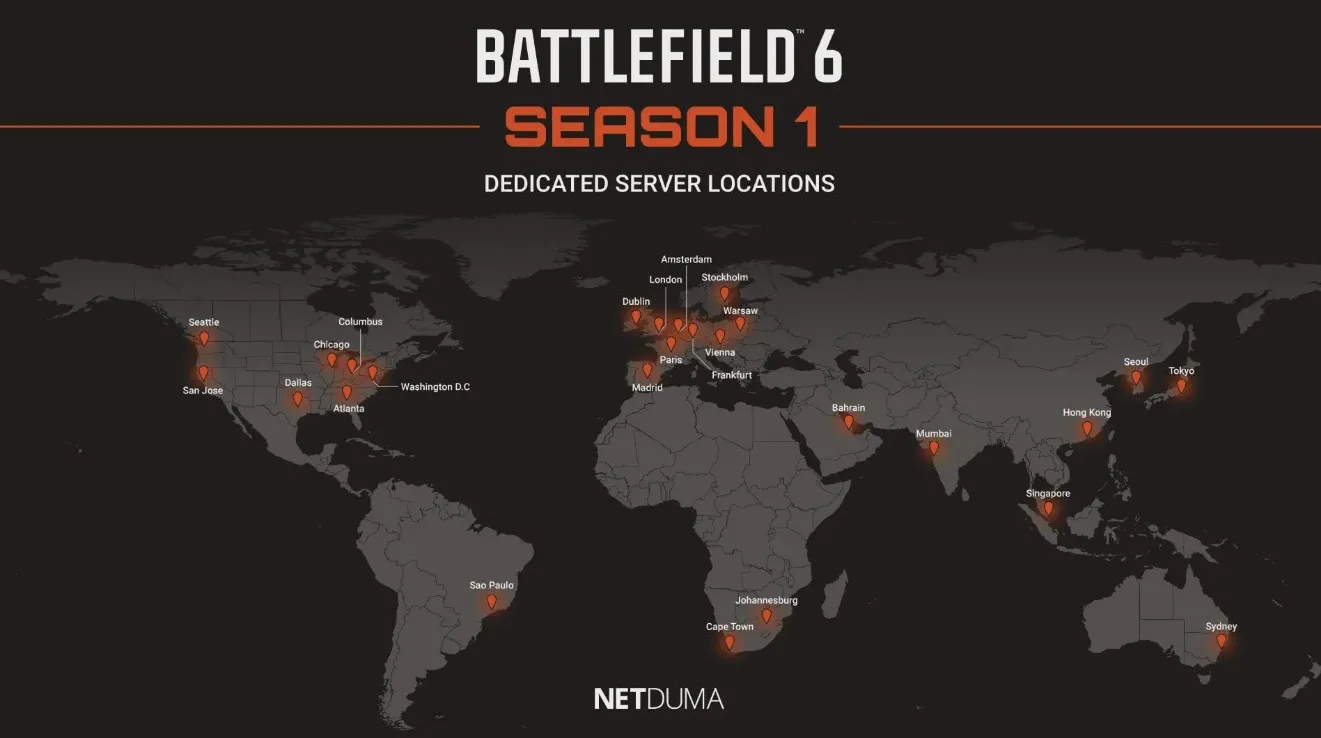 Серверы Battlefield 6