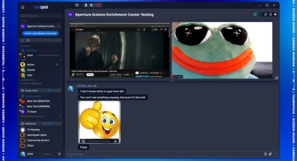 Обновлённый TeamSpeak