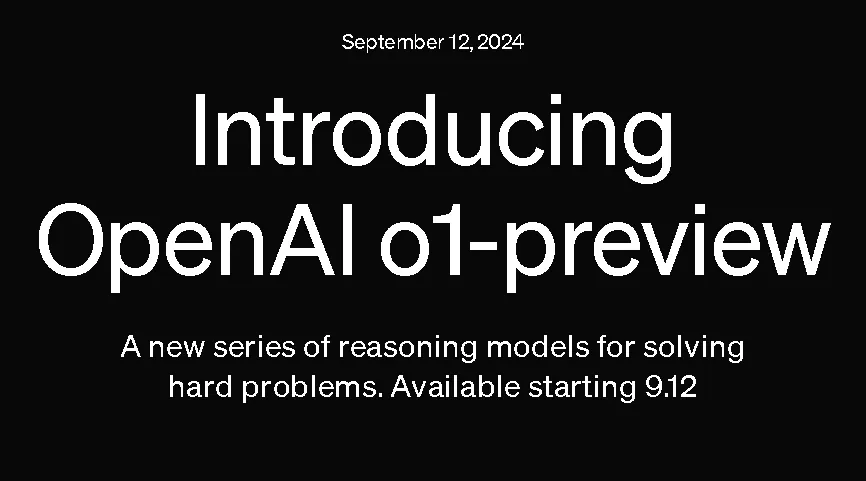 С 12 сентября 2024 года стала доступна предварительная версия OpenAI o1