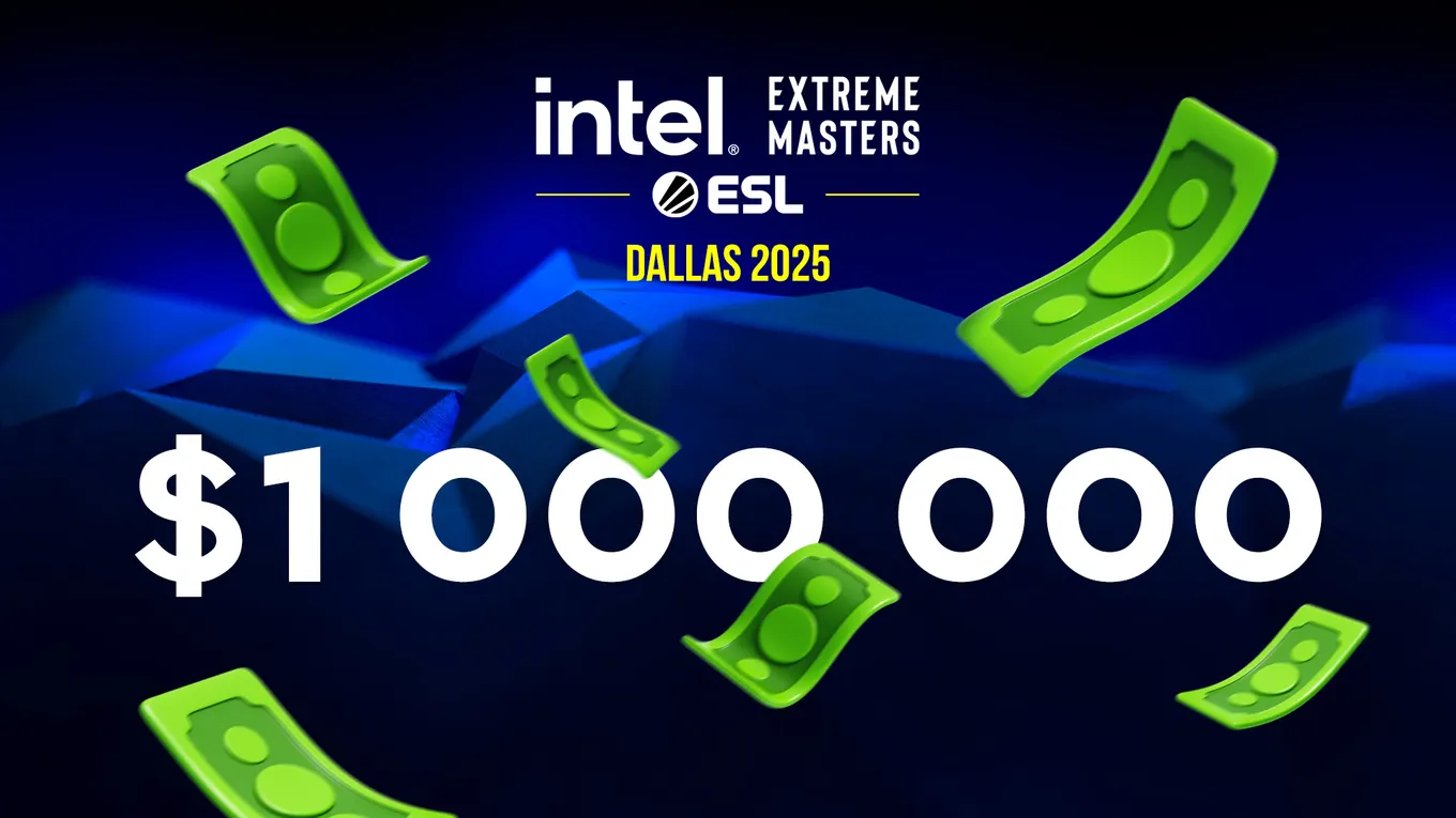 Призовой фонд IEM Dallas 2025 составляет 1 млн долларов