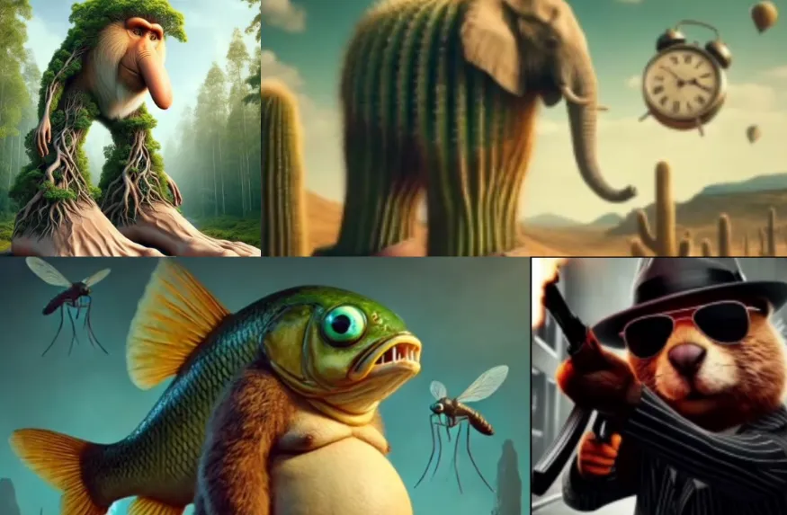 Мемы AI brainrot animals