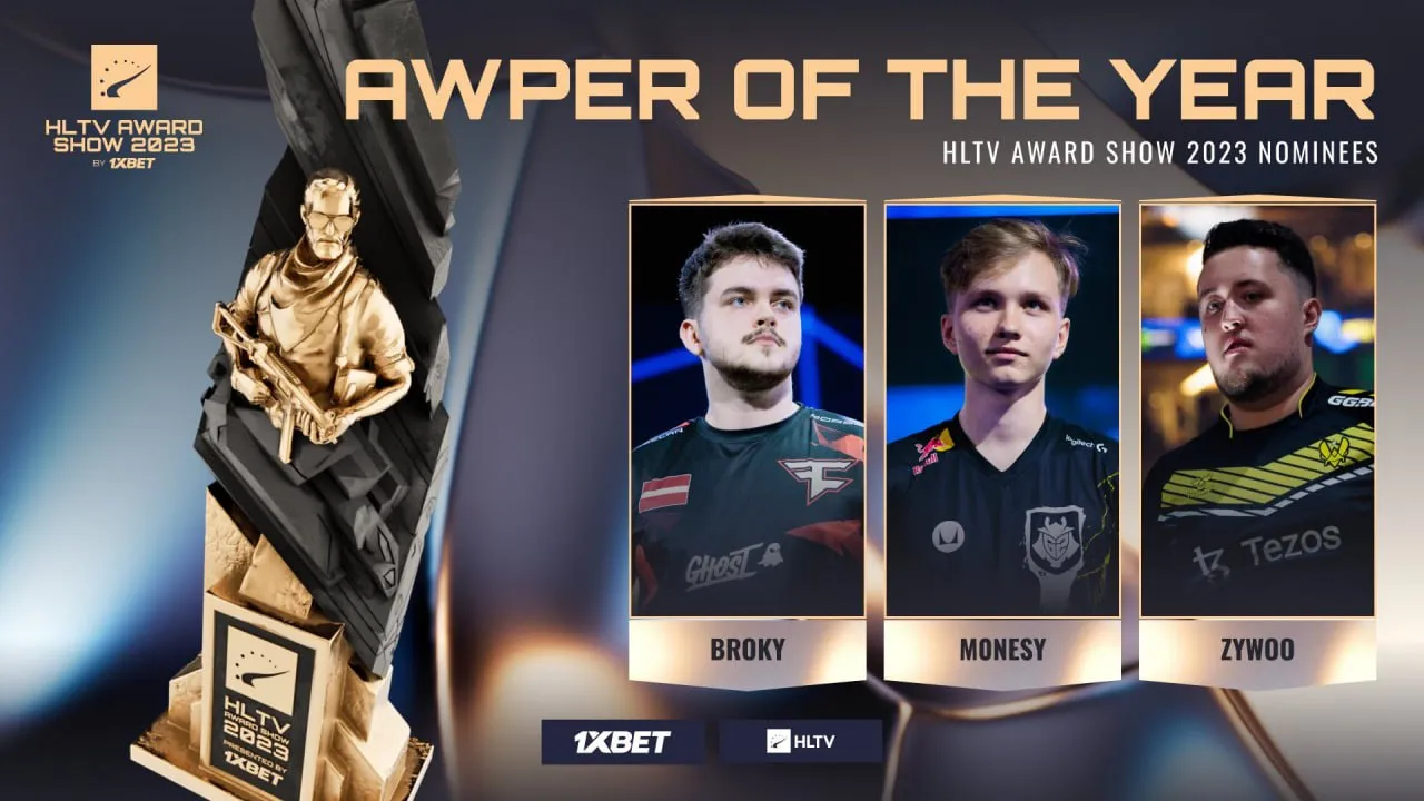 Номинанты на звание «снайпер года» от HLTV
