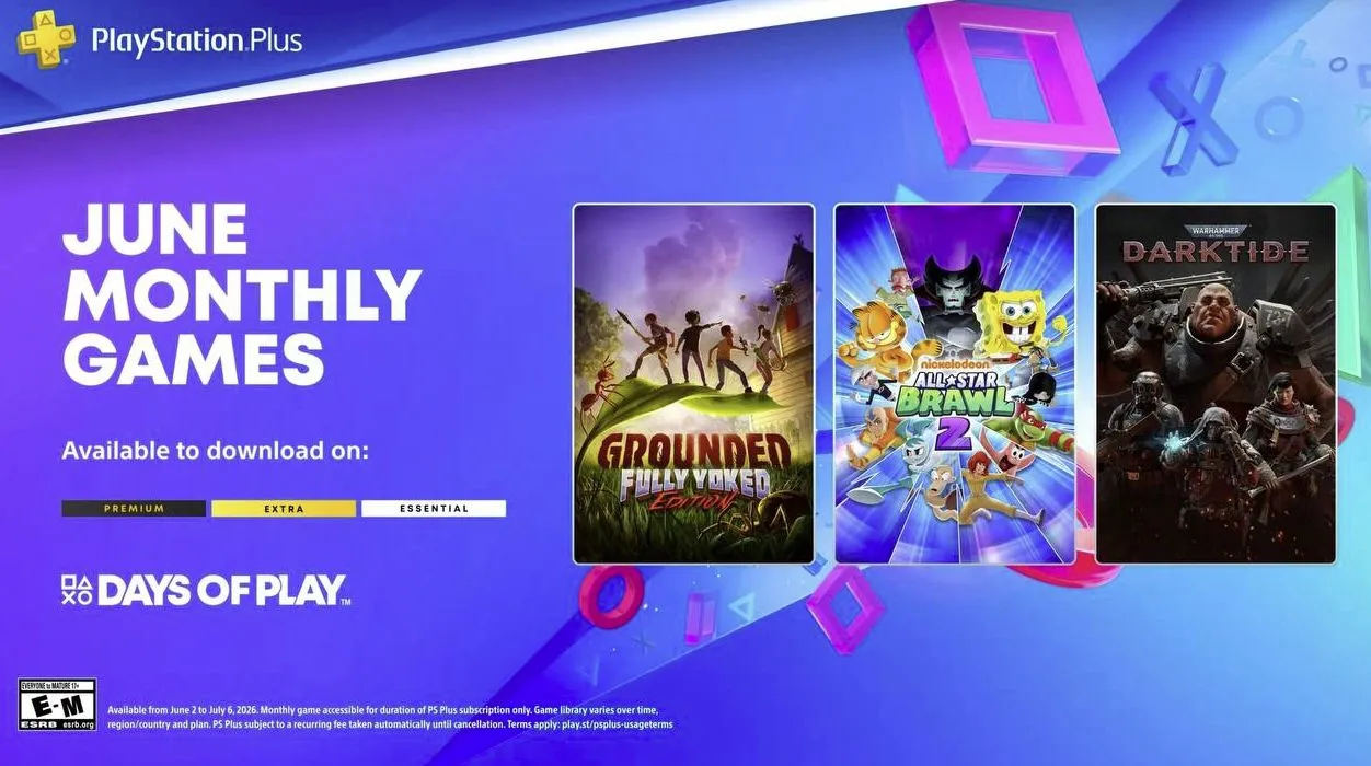 Июньская подборка игр для подписчиков PS Plus