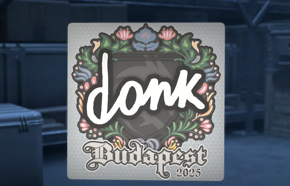 Актуальная наклейка donk из CS2