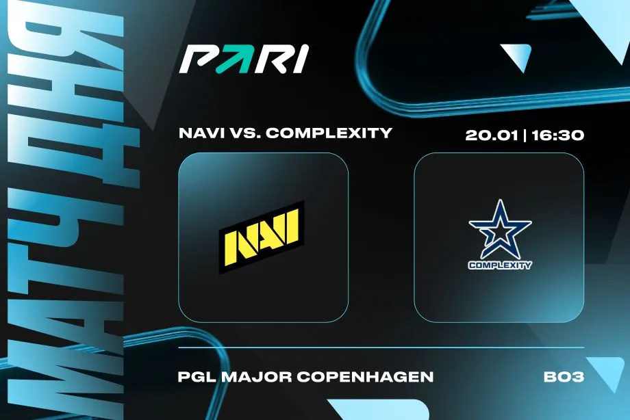 PARI: Natus Vincere обыграет Complexity на BLAST Premier: Spring Groups 2024