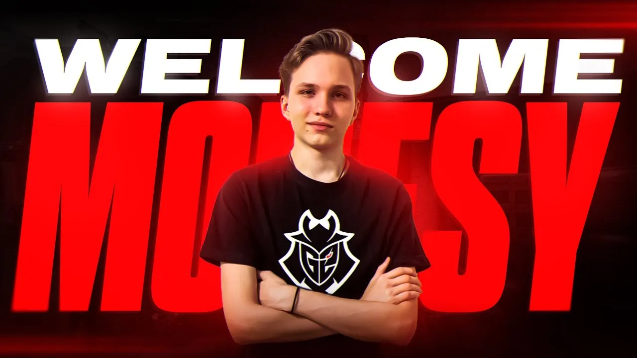 Официальный анонс m0NESY в G2 Esports