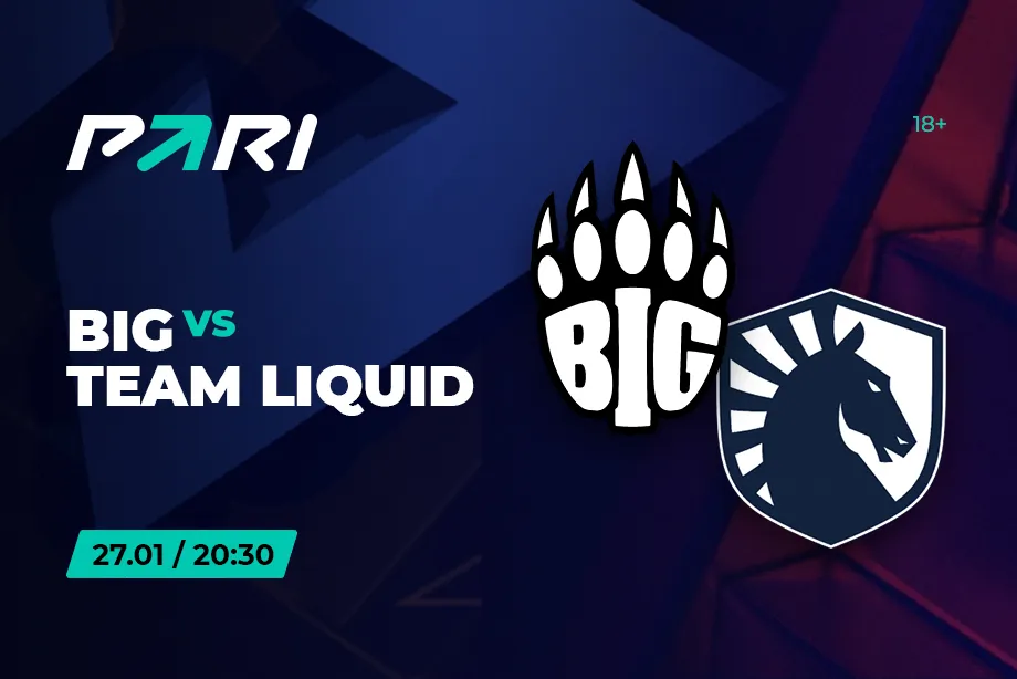 Клиенты PARI считают Liquid фаворитом в матче против BIG на BLAST Premier: Spring Groups 2023