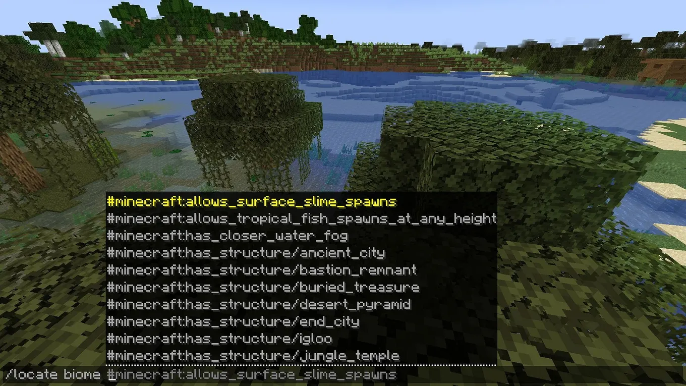 Команды «/locate» в Minecraft