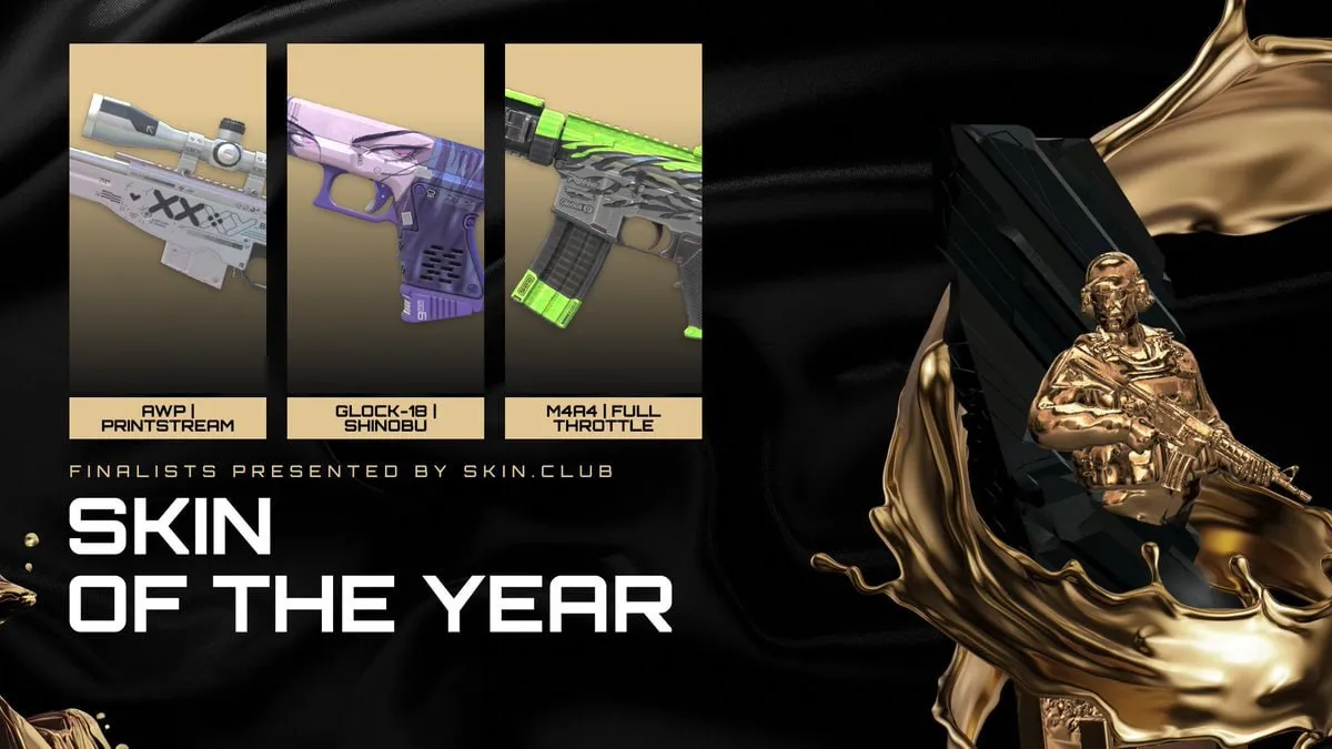 Номинация «скин года» на HLTV Awards 2025