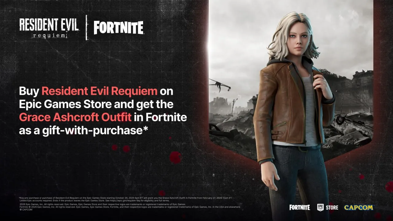 Коллаборация Resident Evil Requiem и Fortnite
