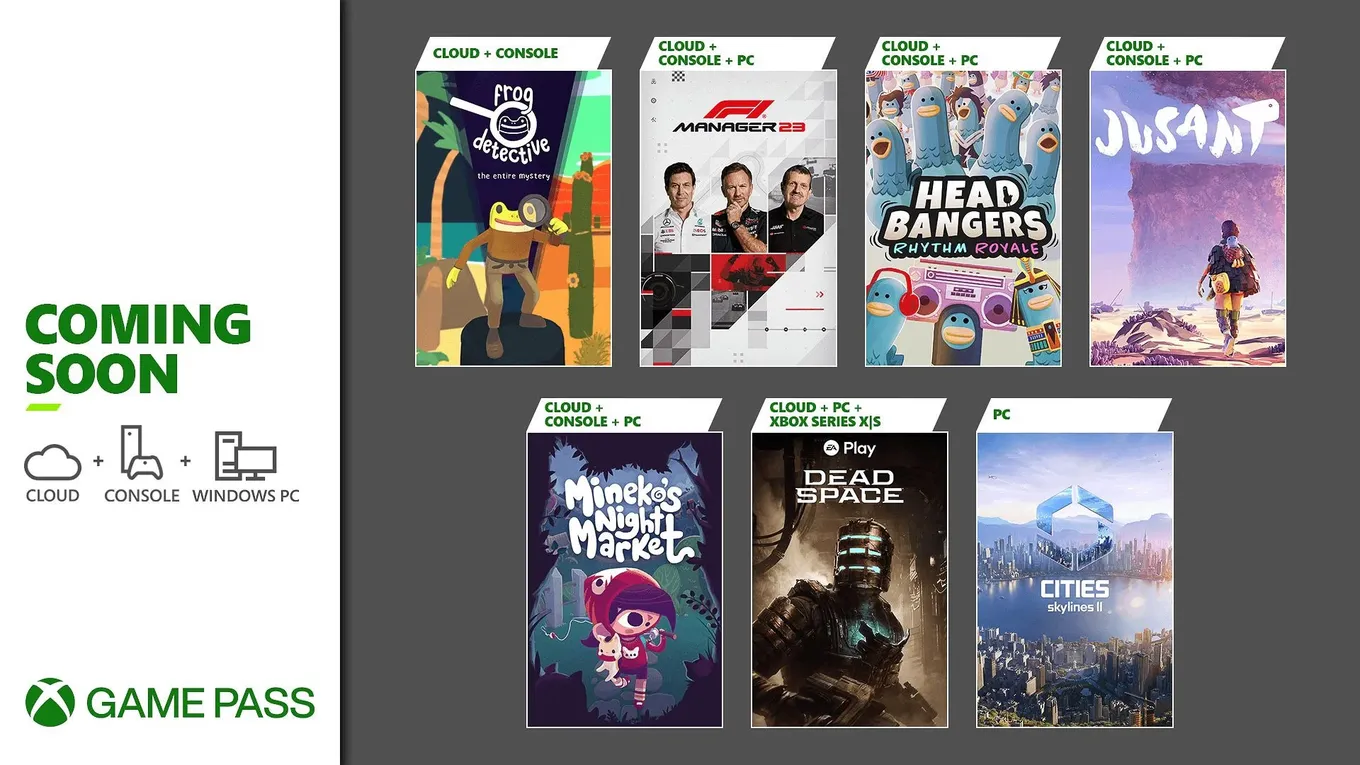 Свежее пополнение Game Pass