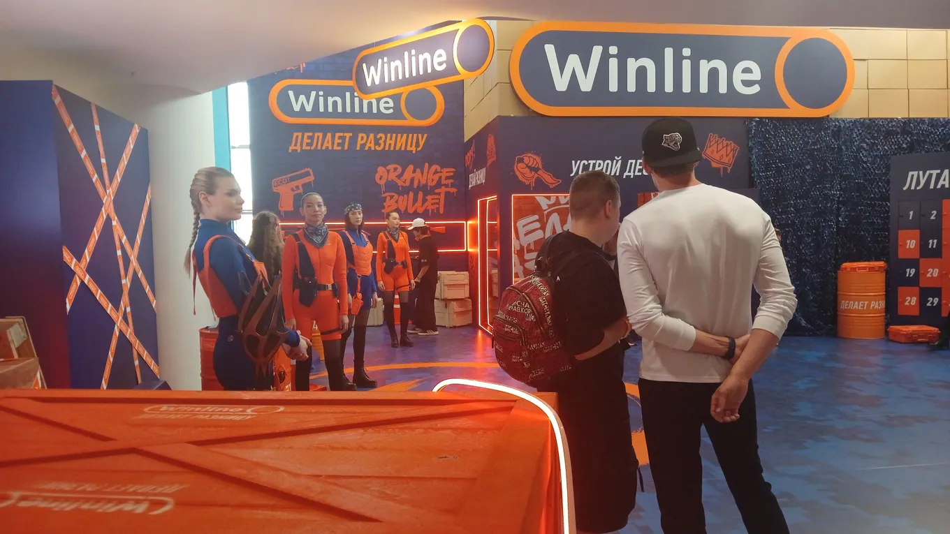 Площадка с призами от БК Winline
