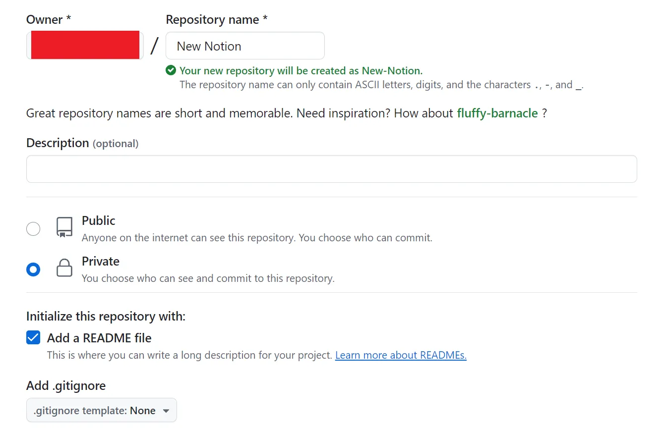 Создание репозитория в GitHub