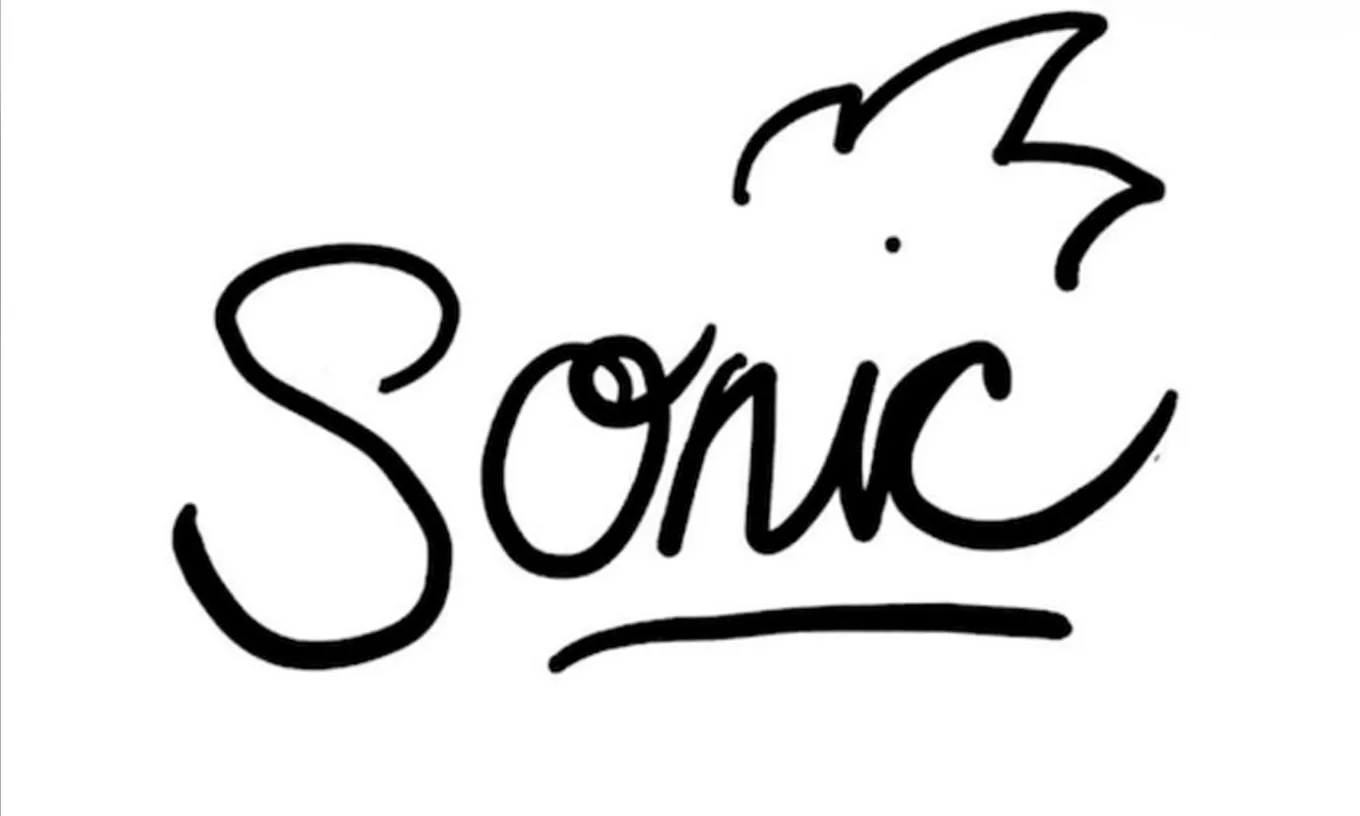 Отклонённый стикер Sonic