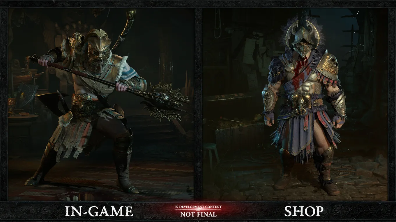 Скины в Diablo IV