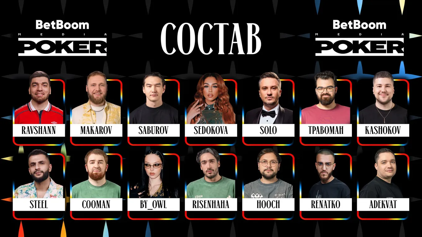 Участники BetBoom Poker Season 3