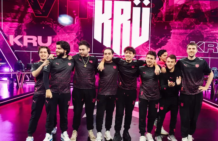 Бывший состав KRU Esports по Valorant