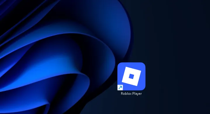 Имея интернет-подключение, вам нужно открыть Roblox Player