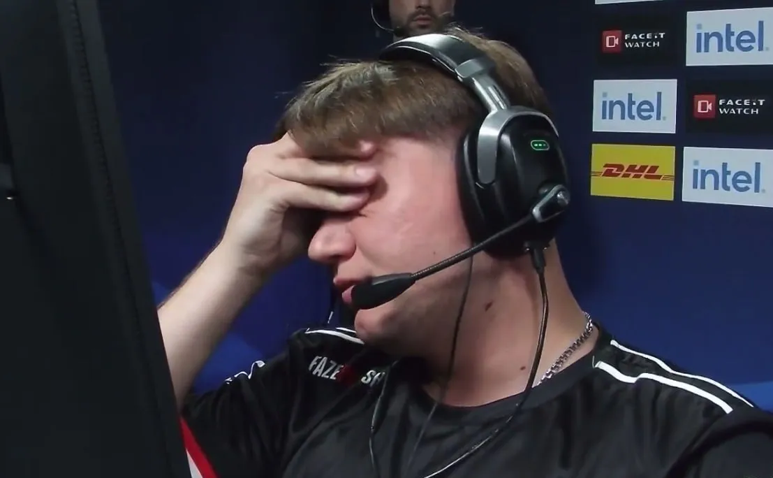 s1mple после одного из проигранных раундов