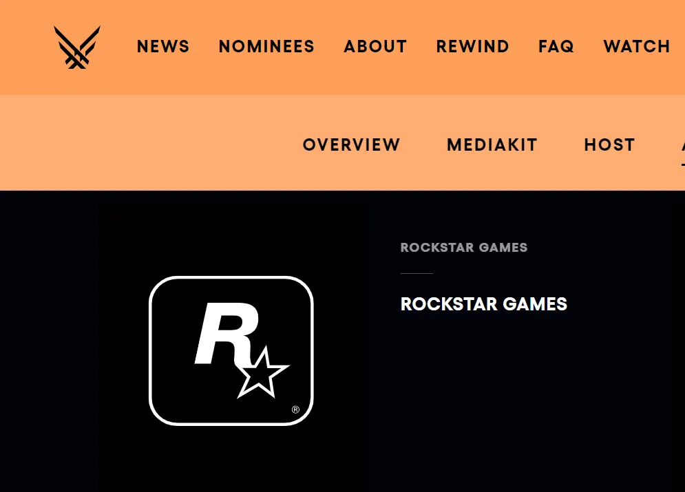 Rockstar в партнёрах TGA