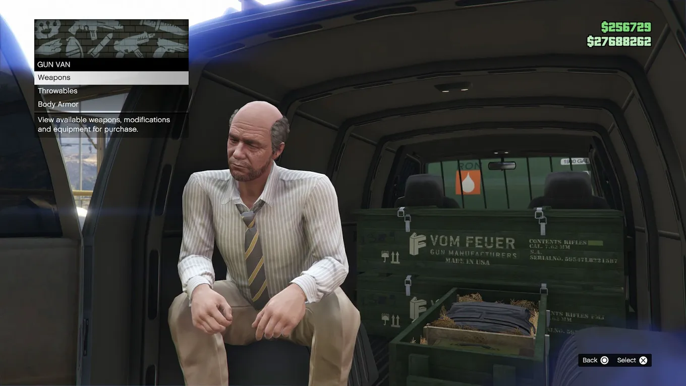 Оружейный фургон в GTA Online
